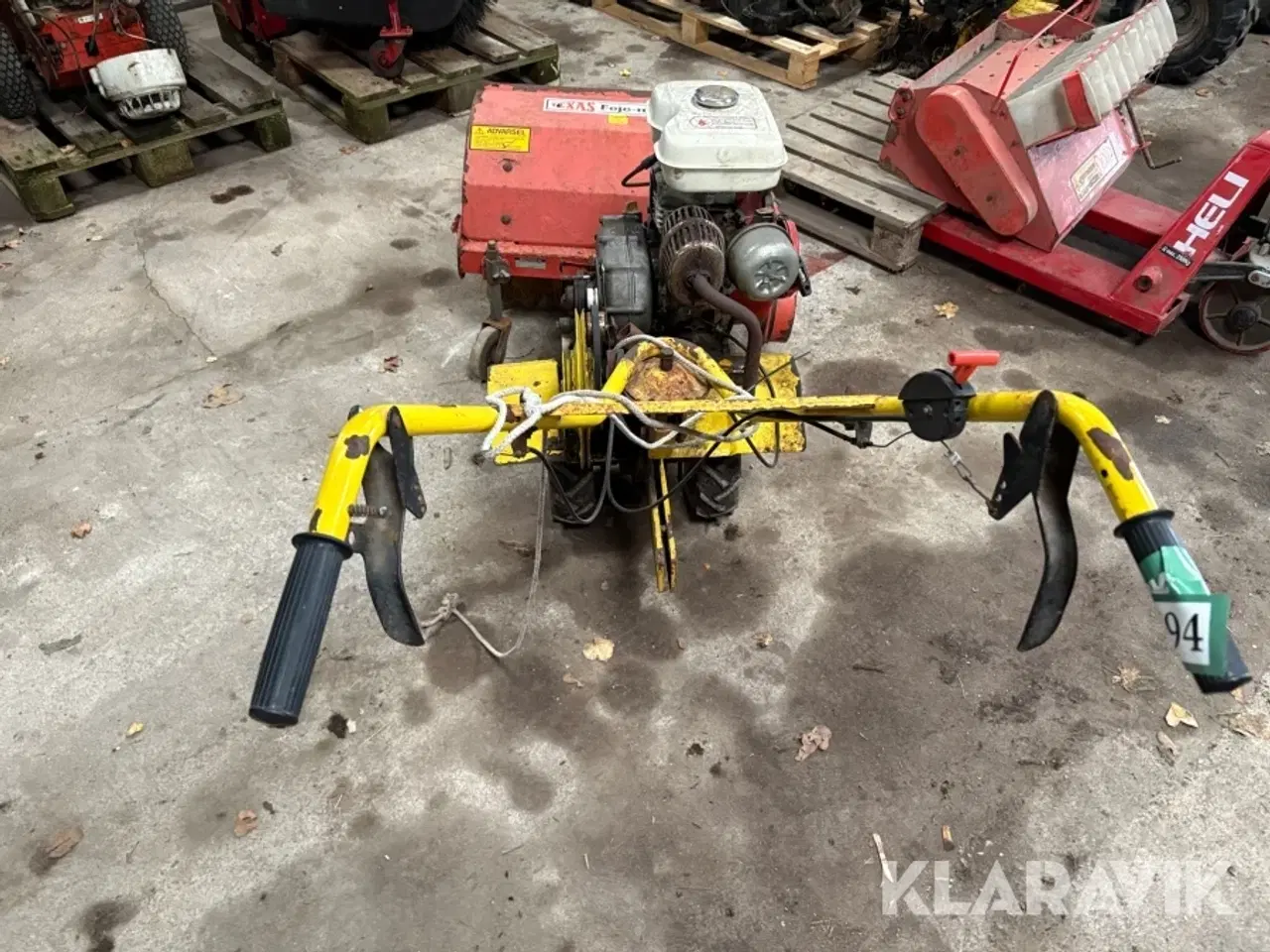 Billede 4 - Fræsemaskine med kost og sneslynge Texas