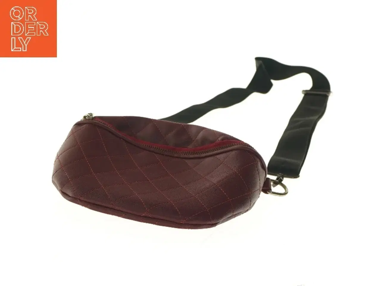 Billede 4 - Rød bæltetaske med strop (str. 17x7x24 cm)