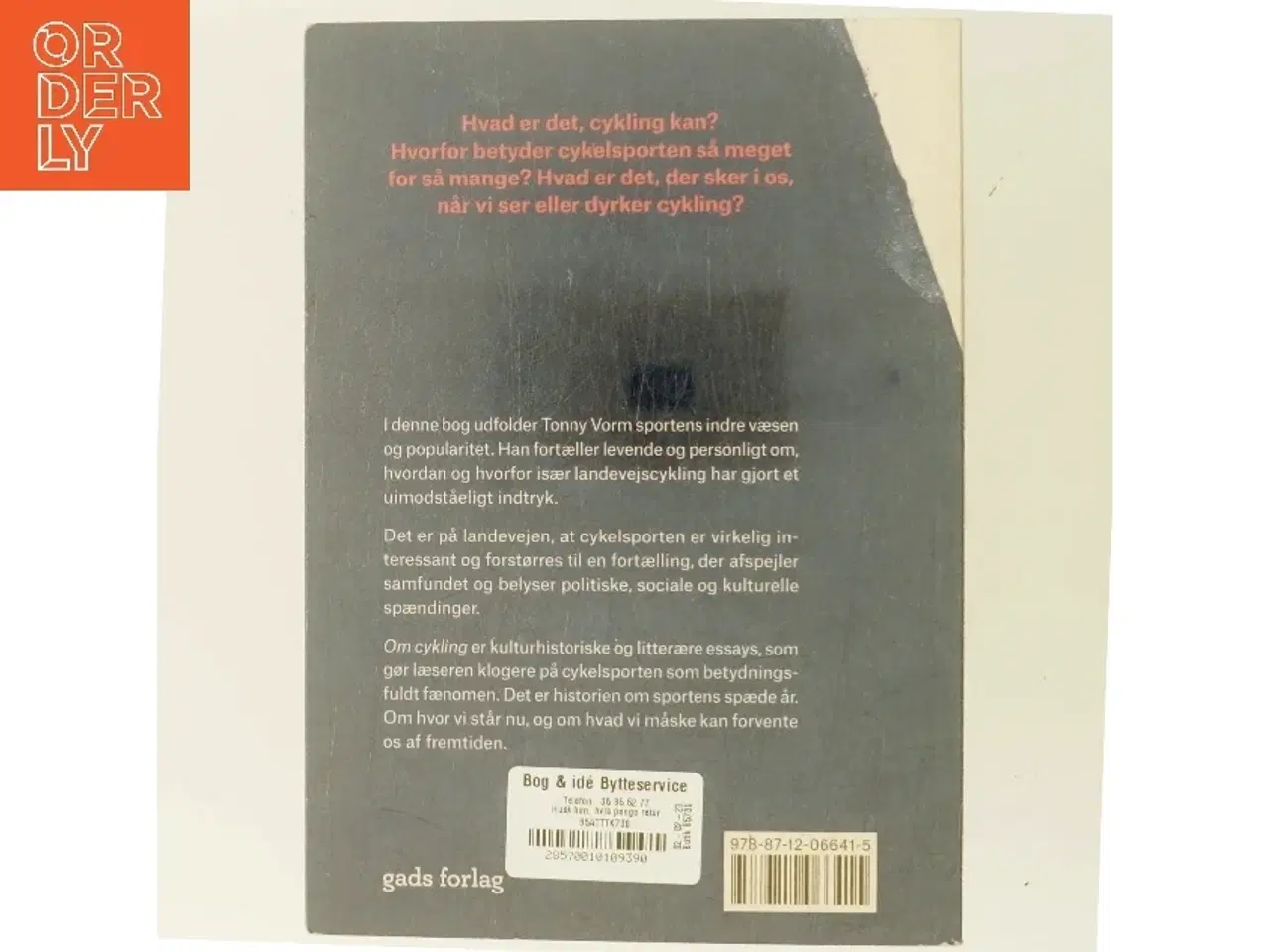 Billede 3 - Om cykling af Tonny Vorm (Bog)