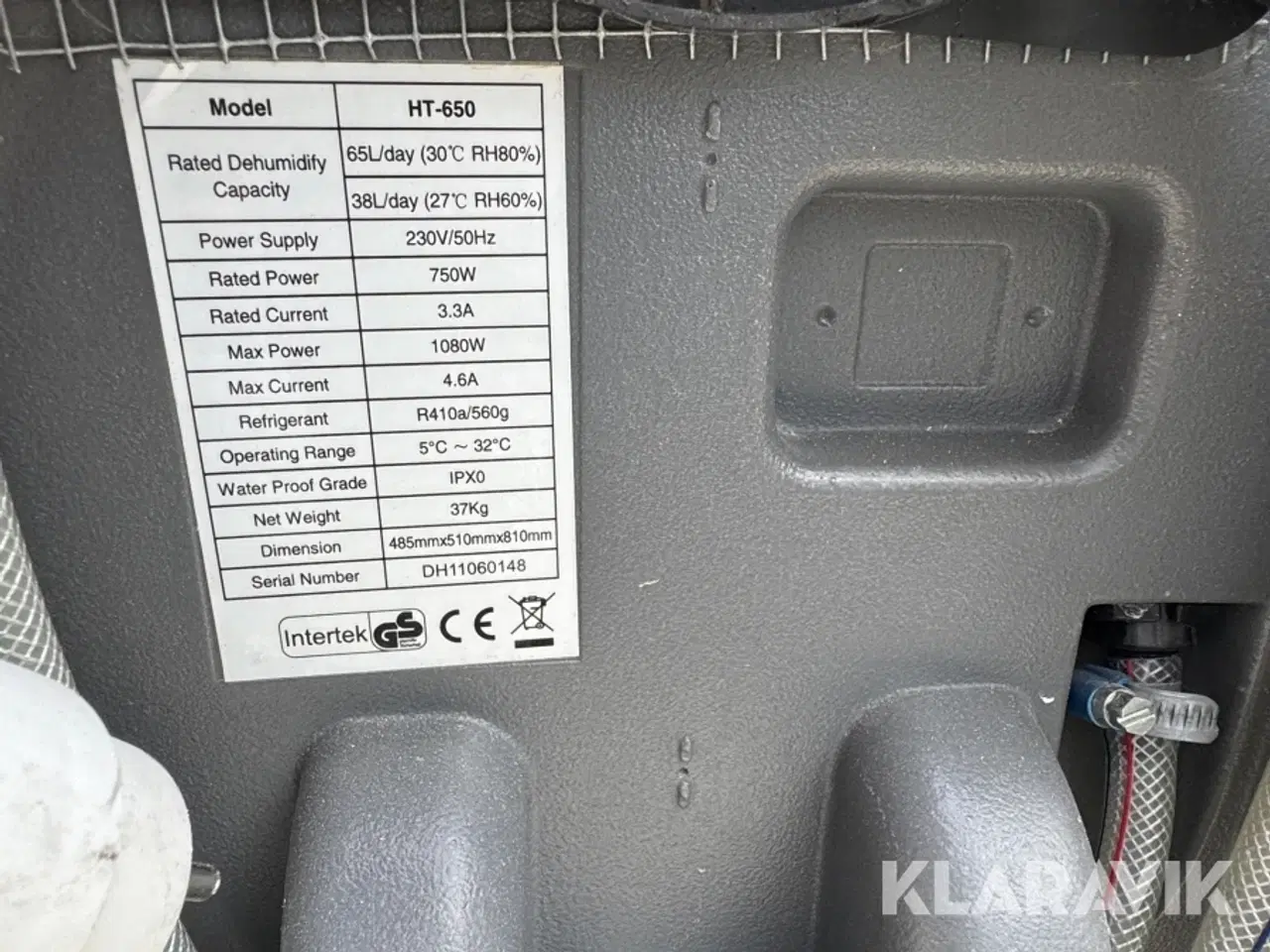 Billede 2 - Affugter Intertek HT 650