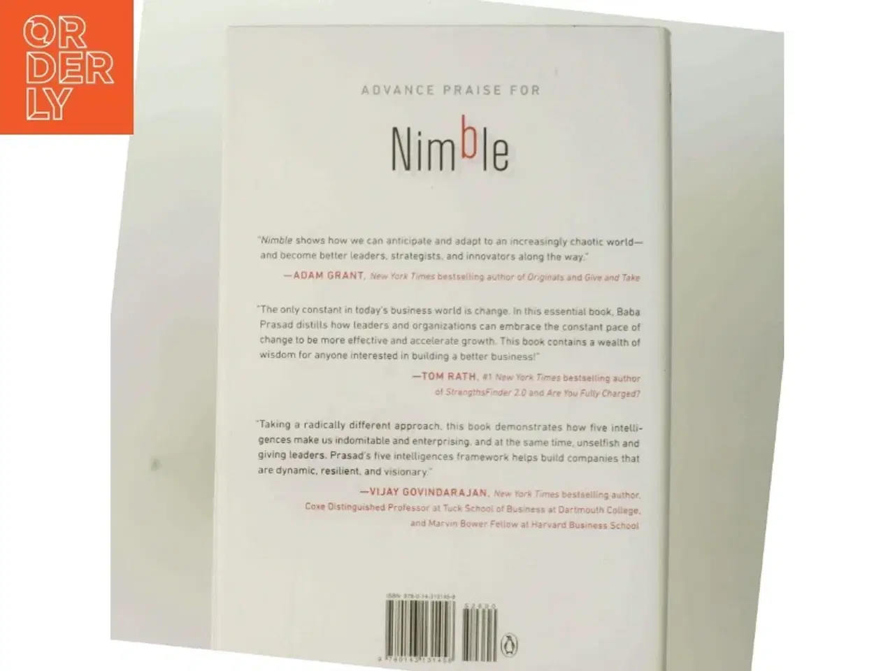 Billede 3 - Nimble - Make Yourself and your Company resilient in the age of constant Change af Baba Prasad (Bog)