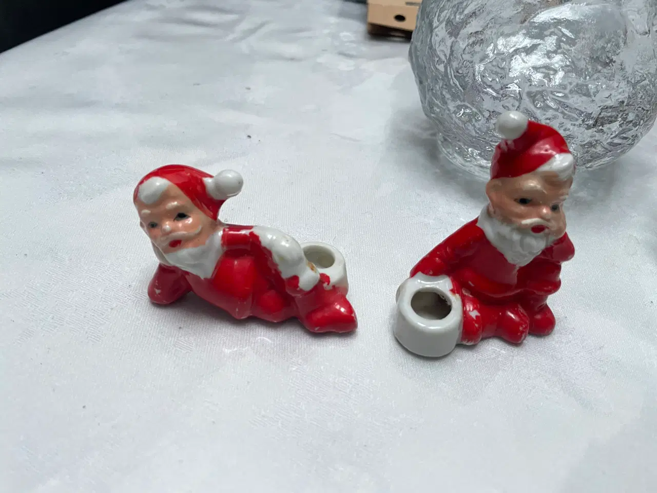 Billede 1 - Ældre julenisser til juletræslys 