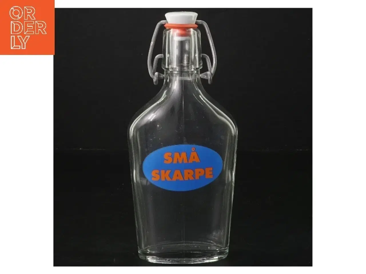 Billede 1 - Glasflaske med patentlåg (str. 19,5 cm)