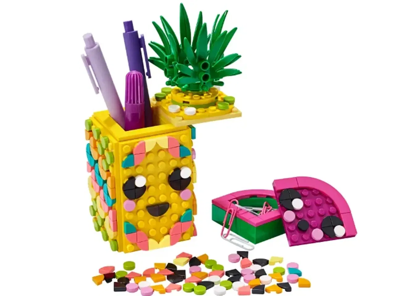 Billede 3 - LEGO DOTS Ananas-blyantsholder