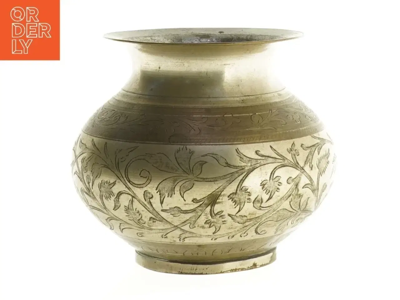 Billede 1 - Messingvase (str. 12 x 14 cm)