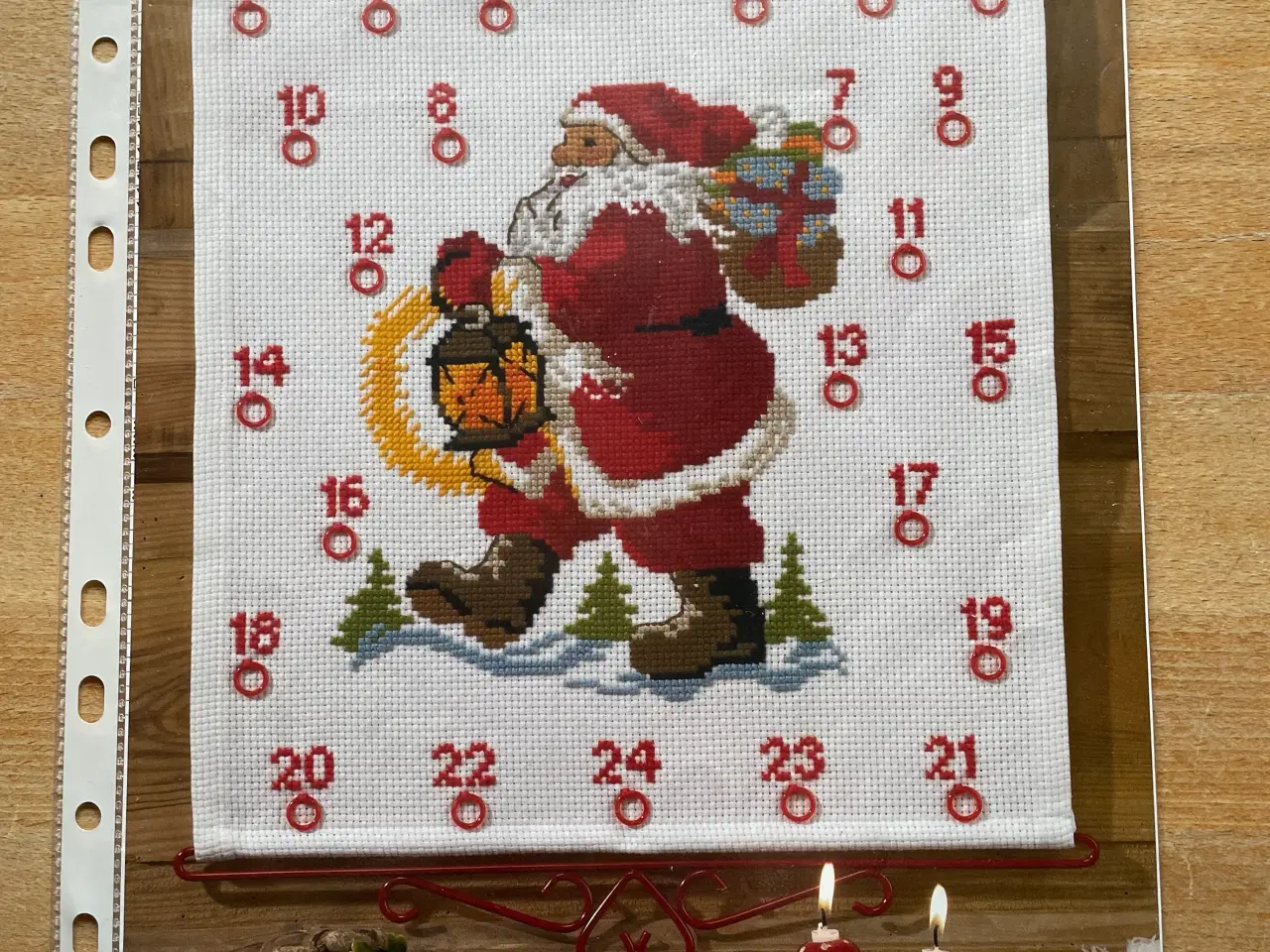 Billede 1 - Julekalender broderi mønster