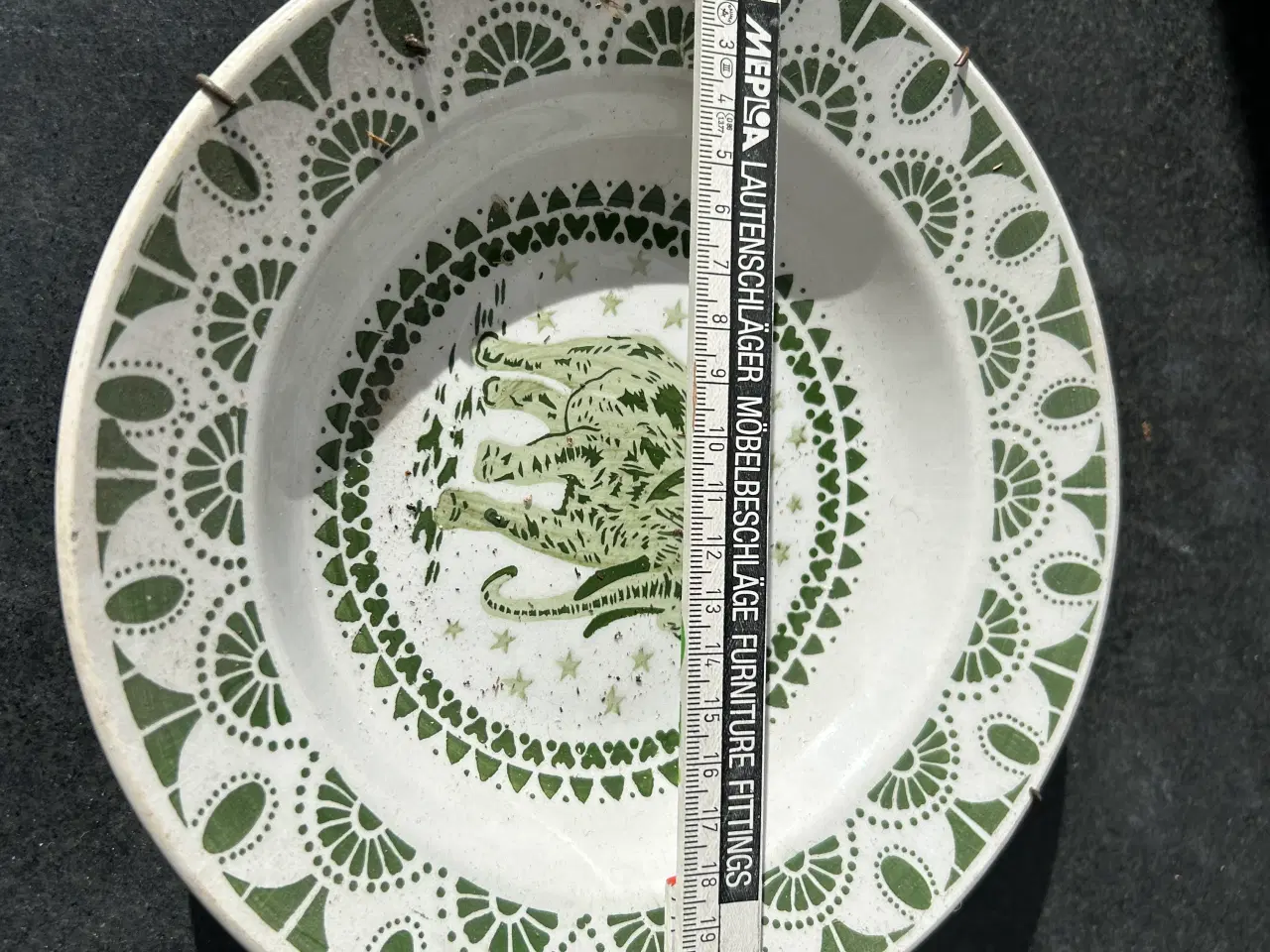 Billede 11 - Muselmalet diverse fad og tallerkener