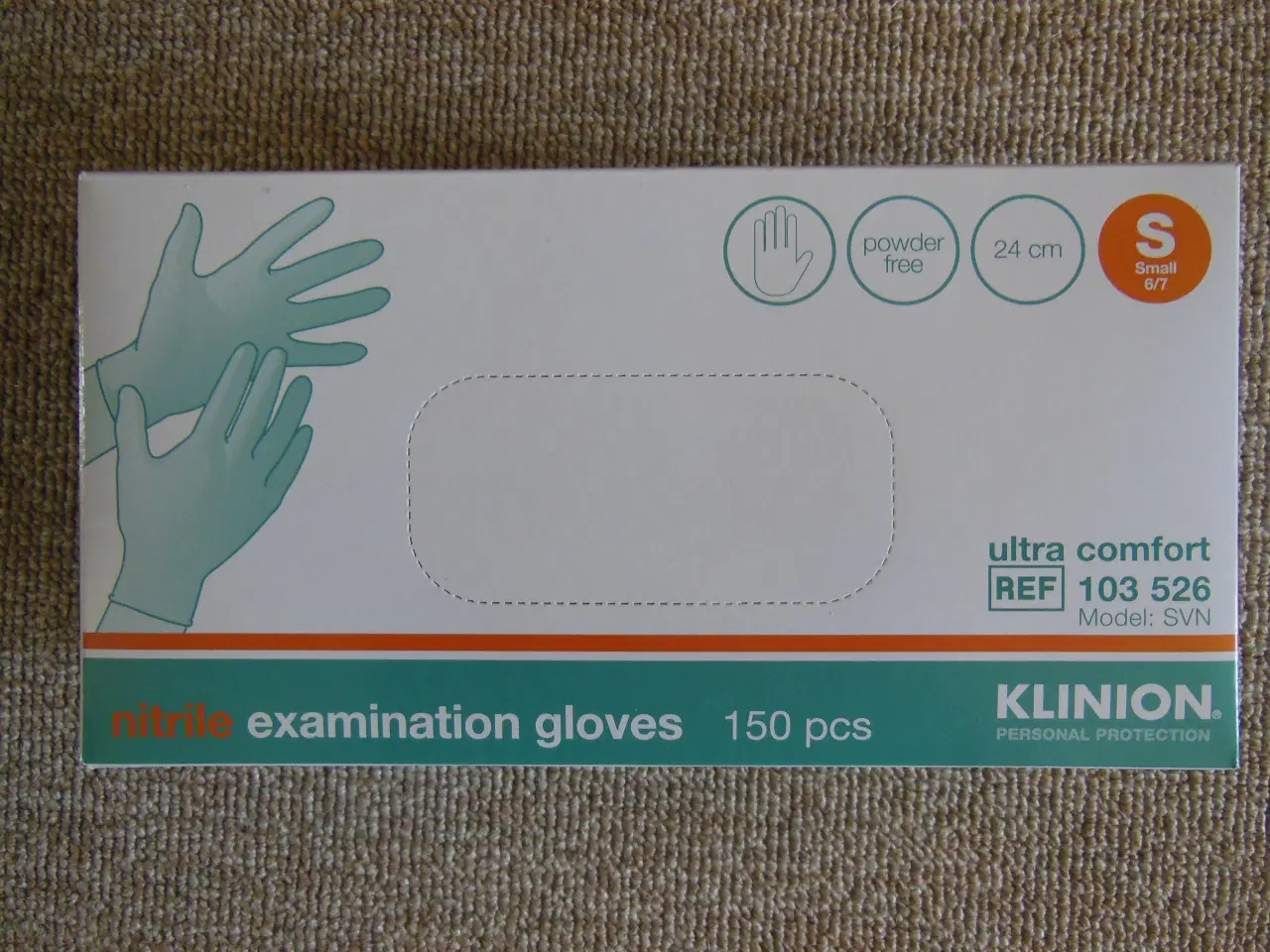 Billede 1 - 150 stk engangs handsker, FEJLKØB FOR SMÅ TIL MIG