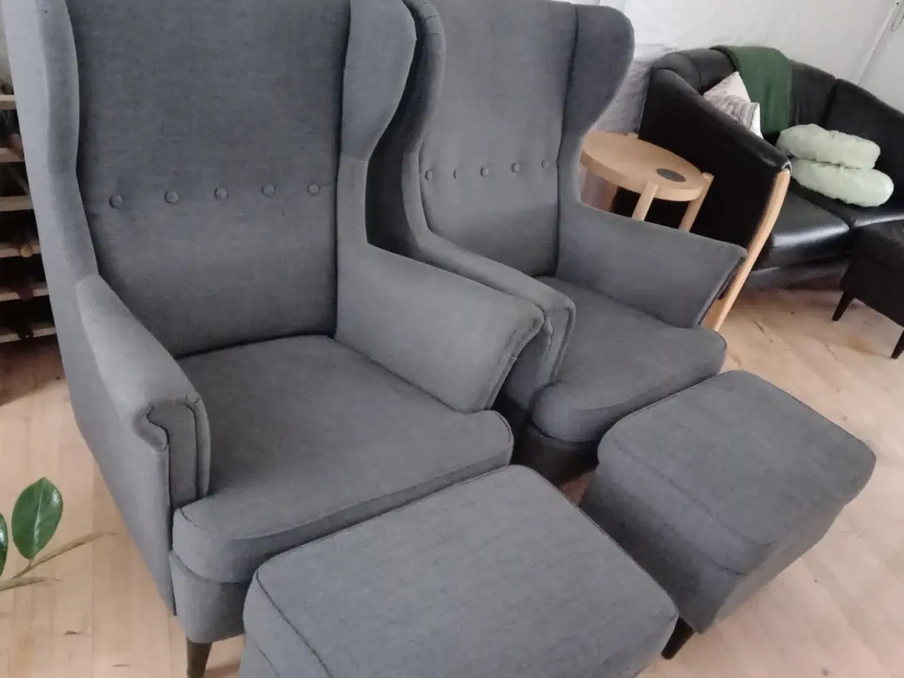 Billede 3 - To stole ed skamler