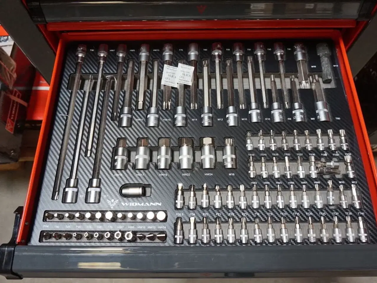 Billede 4 - Widmann Steel Top værktøjsvogn. Syv skuffer inkl. værktøj