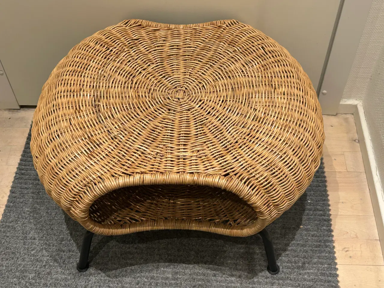 Billede 3 - IKEA Gamlehult flet skammel / puf – med opbevaring