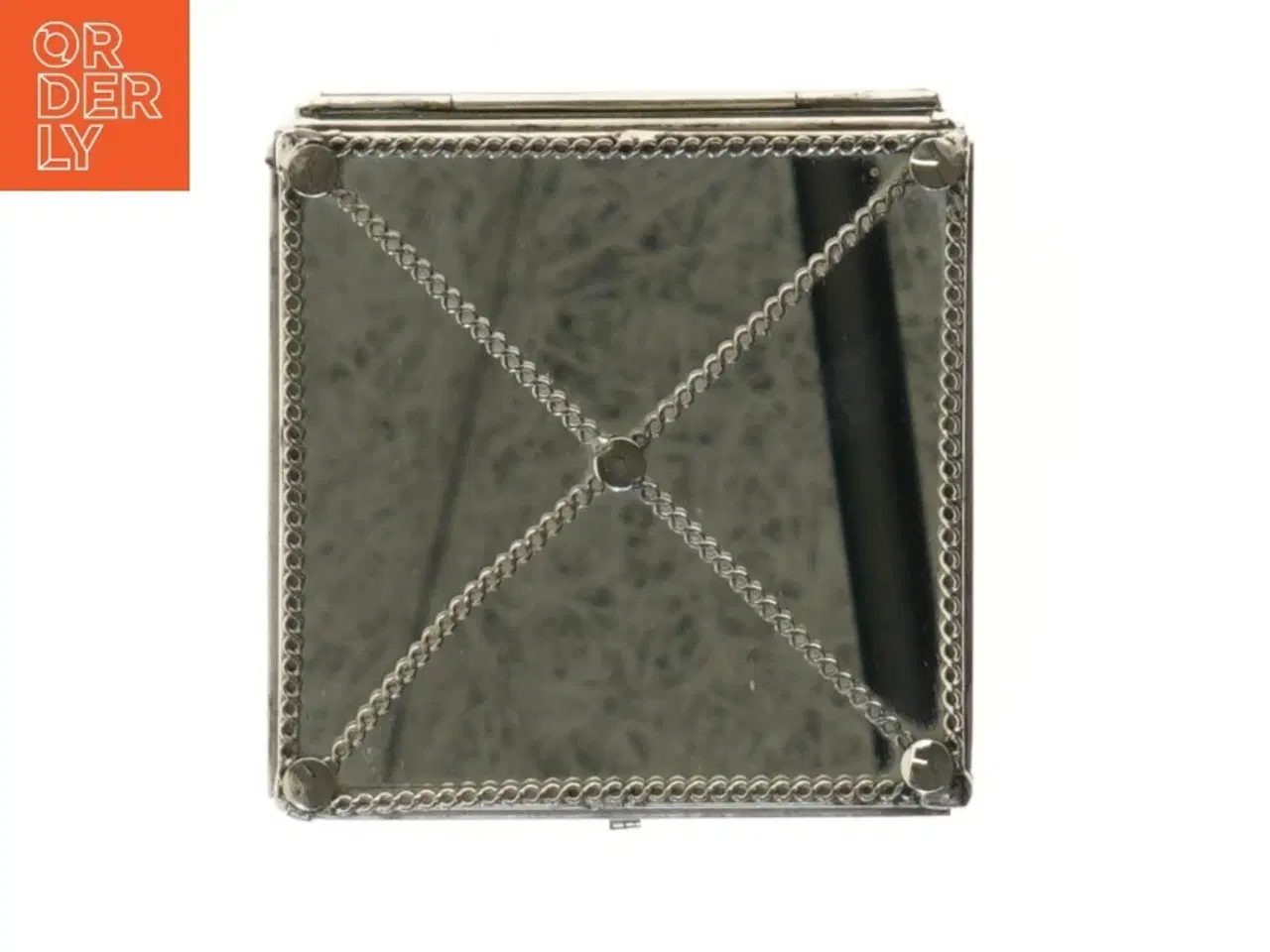 Billede 3 - Spejl smykkeskrin til dekoration (str. 11x8,5 cm)