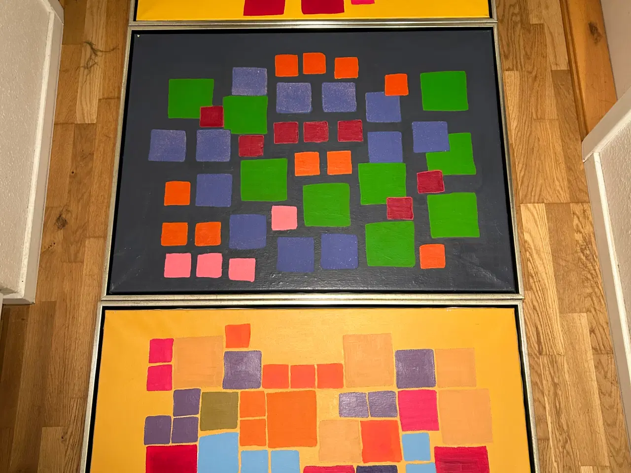 Billede 1 - 3 malerier i glade farver