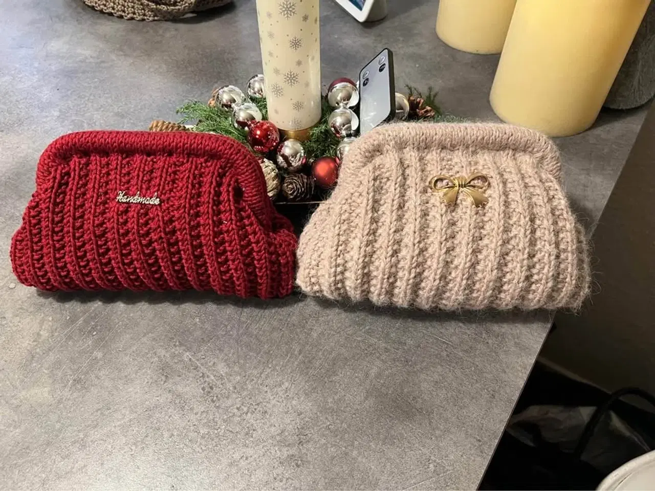 Billede 1 - Lækker blød clutch med for