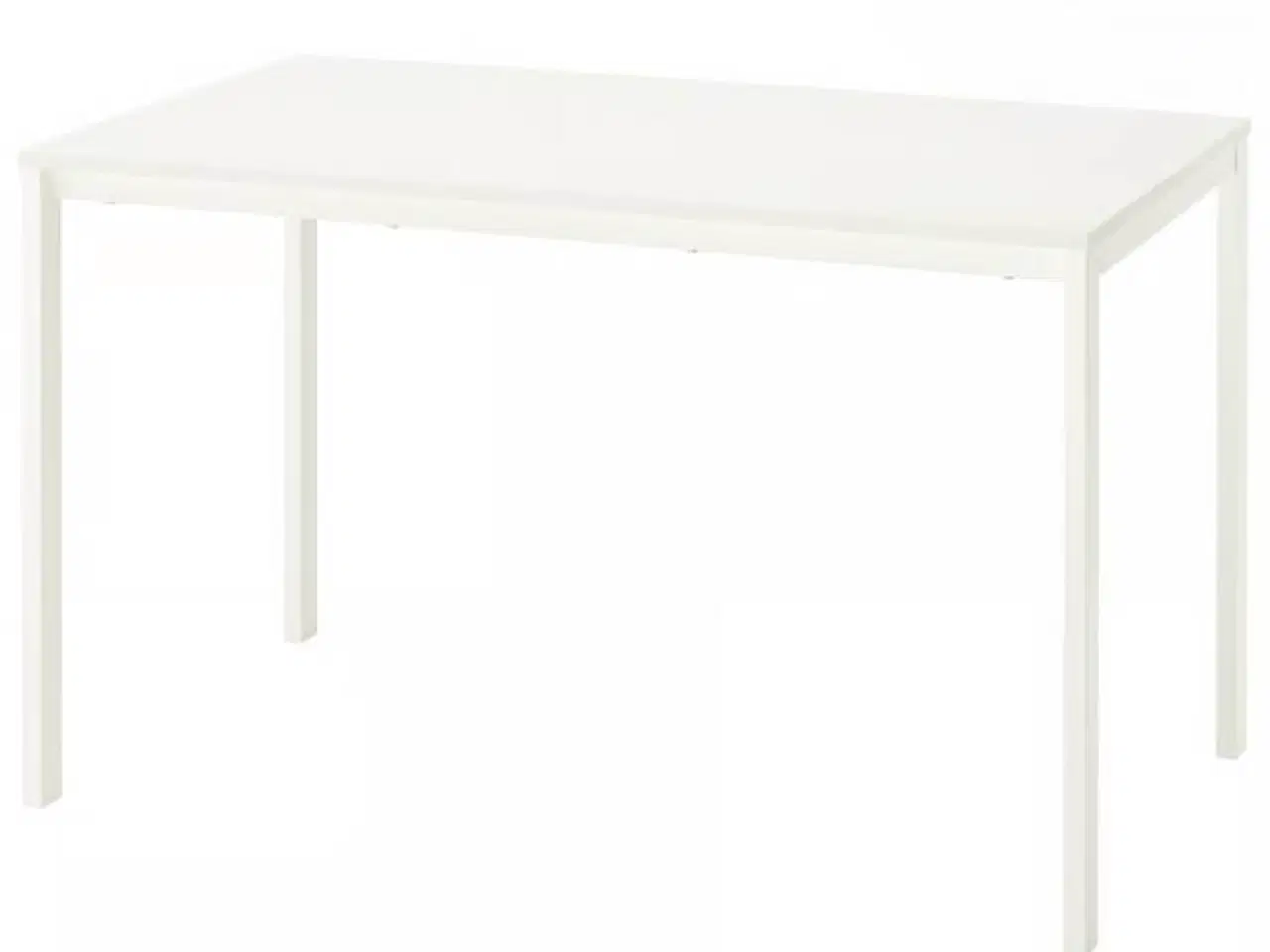 Billede 1 - Hvidt spisebord, fremstår nyt