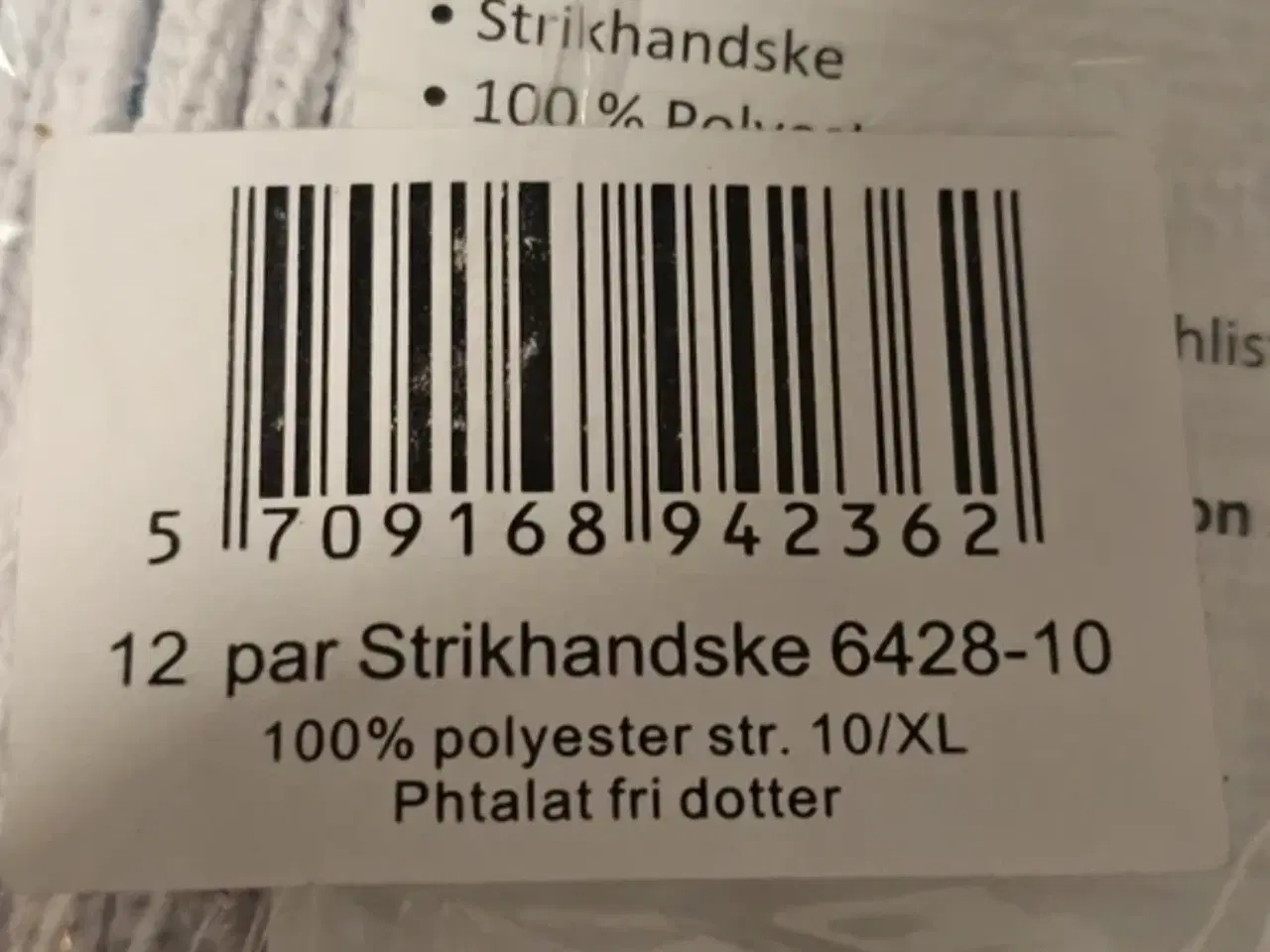 Billede 2 - Würth strikhandsker med dots/STR 10