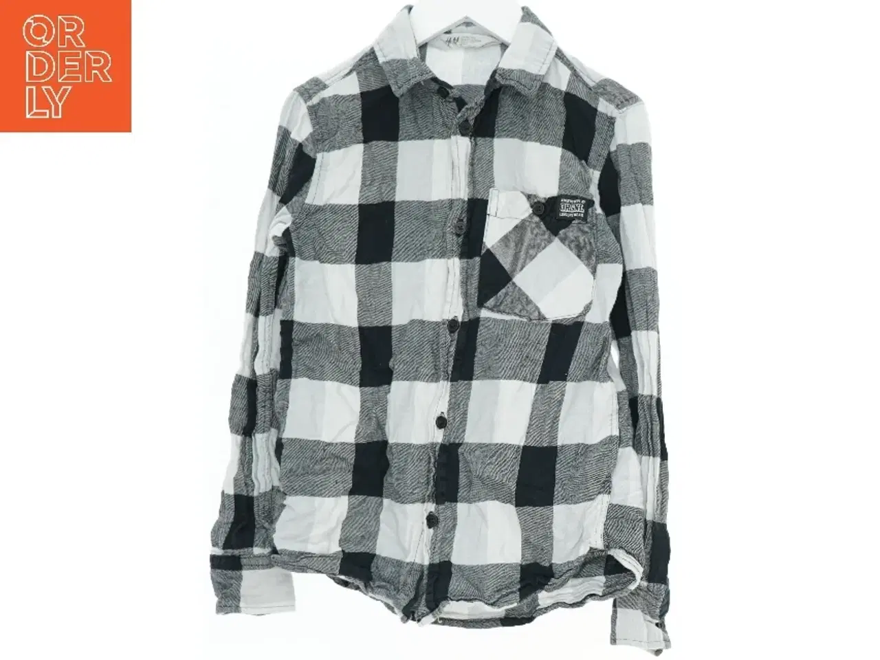 Billede 1 - Skjorte med tern fra H&M (str. 134)