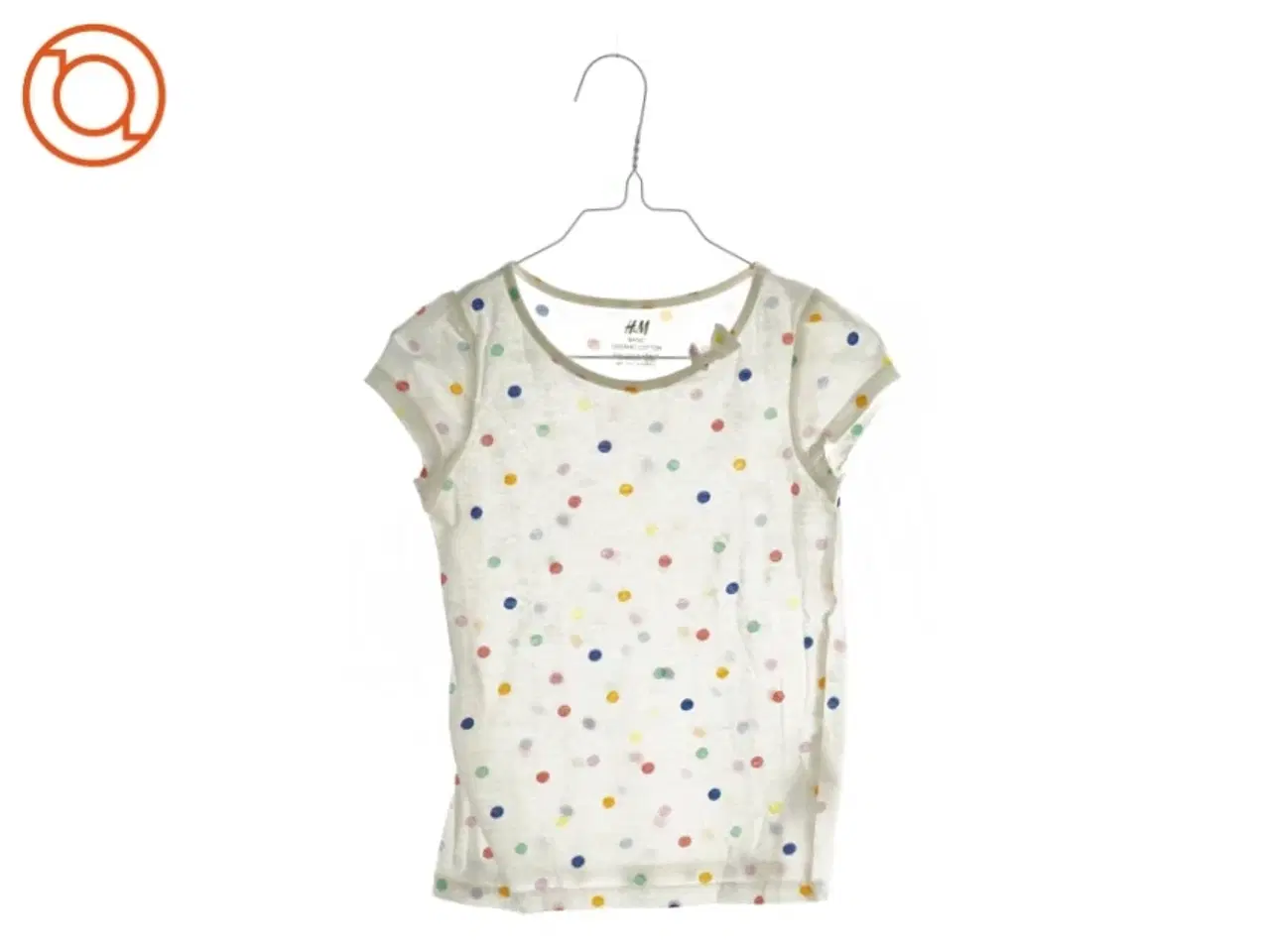 Billede 1 - T-Shirt med prikker fra H&M (str. 110 til 116)