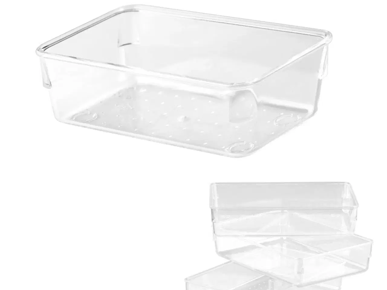 Billede 4 - Skrivebordsorganisator i akryl – sæt med 25 dele, transparent