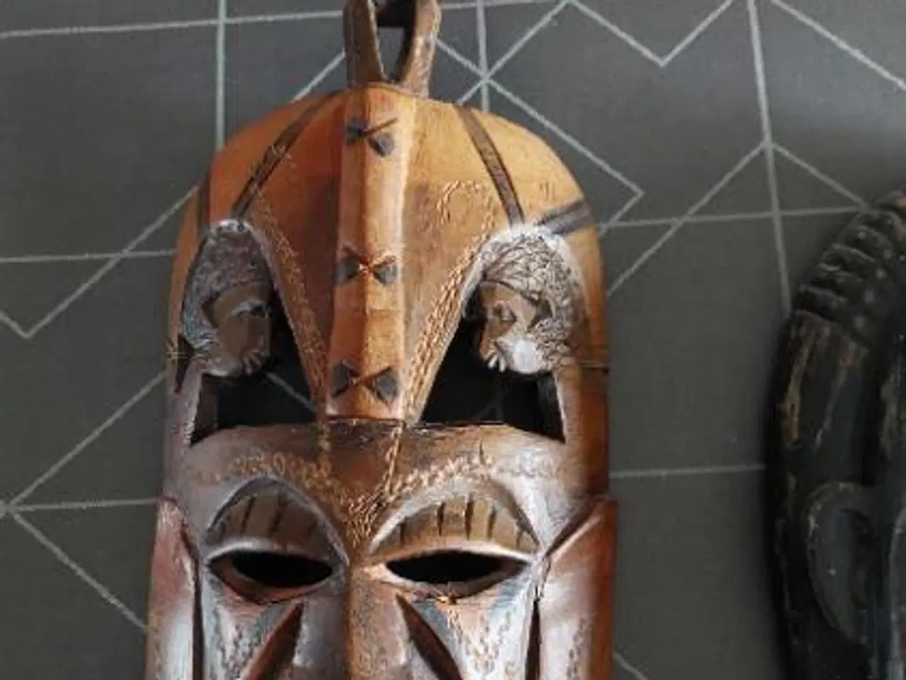 Billede 1 - 1 stk afrikanske maske