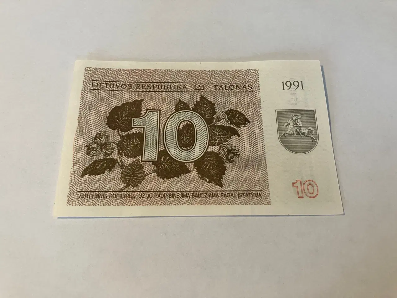 Billede 1 - 10 Talonas 1991 Lithuania