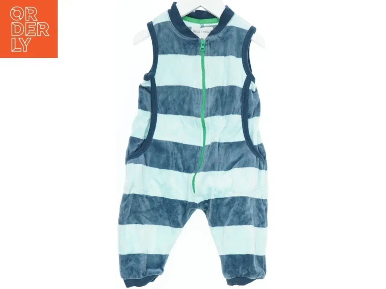 Billede 1 - Stribet fleecedragt med lynlås fra Phister & Philina (str. 74)