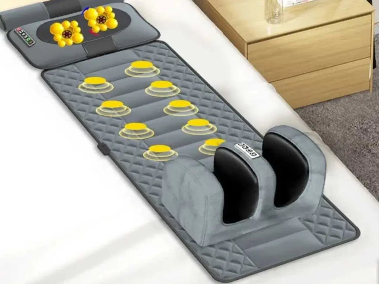 Billede 6 - Massagemåtte med varmepuder til helkropsmassage