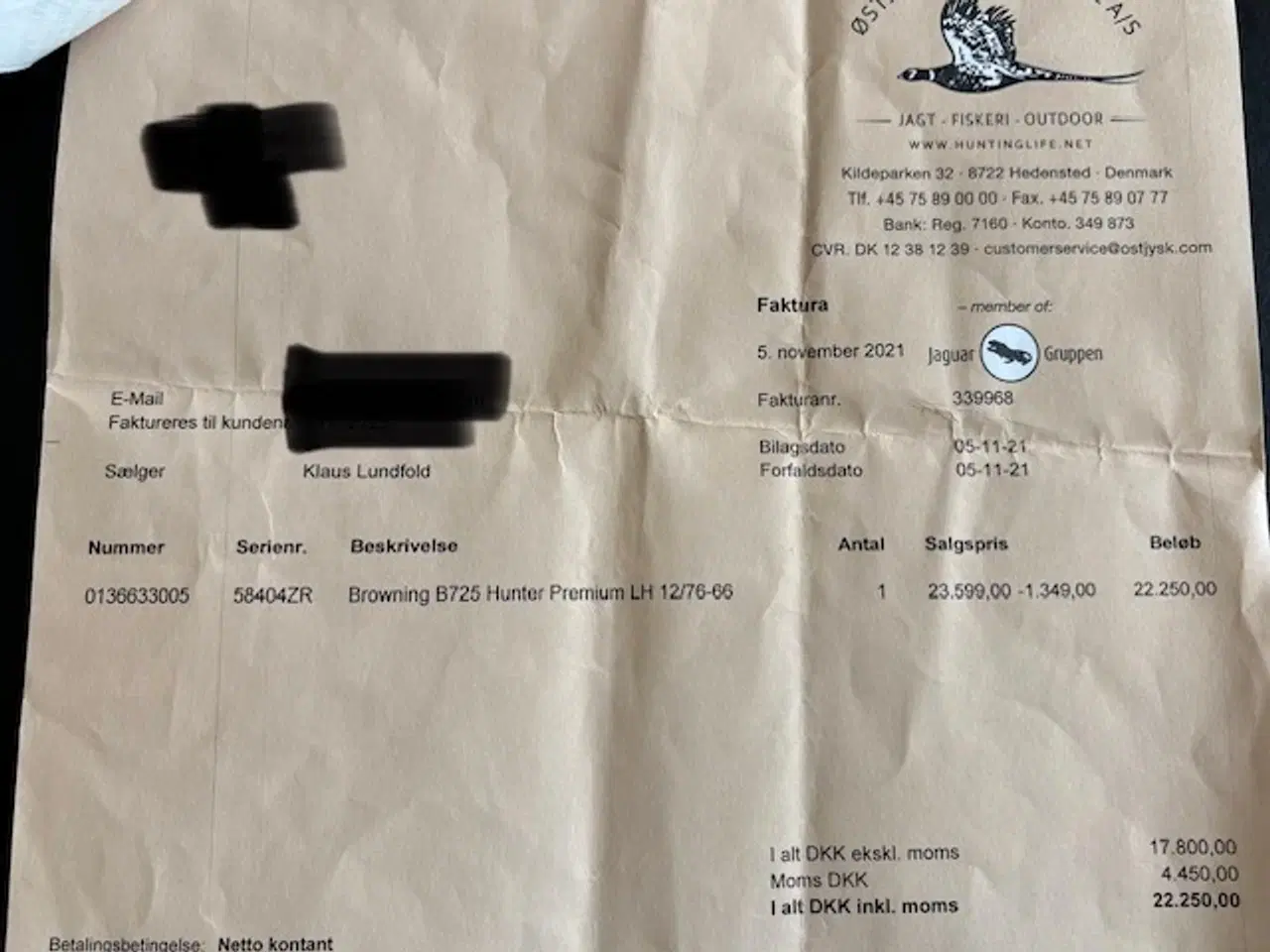 Billede 19 - Browning B725 Hunter Premium LH O/U 12/76 – som ny