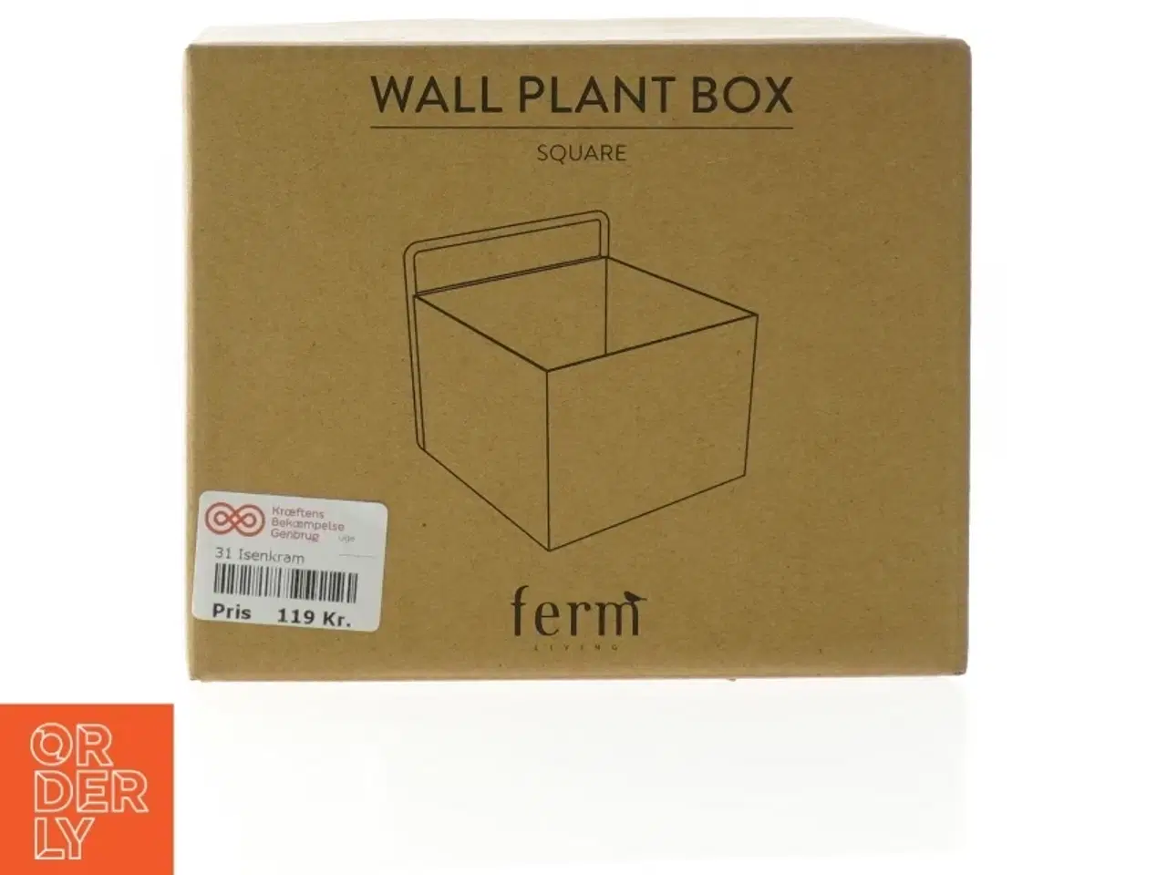 Billede 1 - Væghængt planteboks fra Ferm Living (str. 15x15x11 cm)
