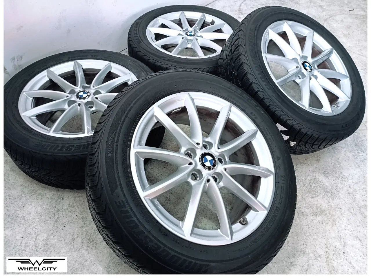 Billede 1 - 5x112 17" ET52 nav 66,6ø BMW vintersæt inkl.TPMS