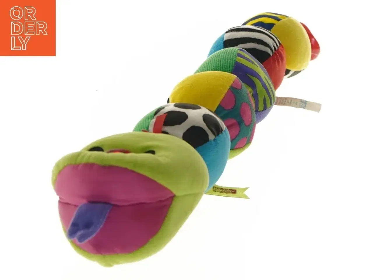 Billede 3 - Flerefarvet plys legetøj slange fra Fisher-Price (str. 55 cm)