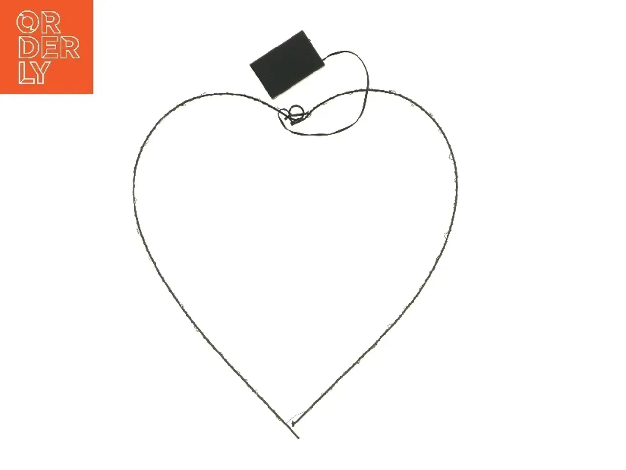 Billede 1 - Hjerteformet LED lyskæde (str. 42x39,5 cm)