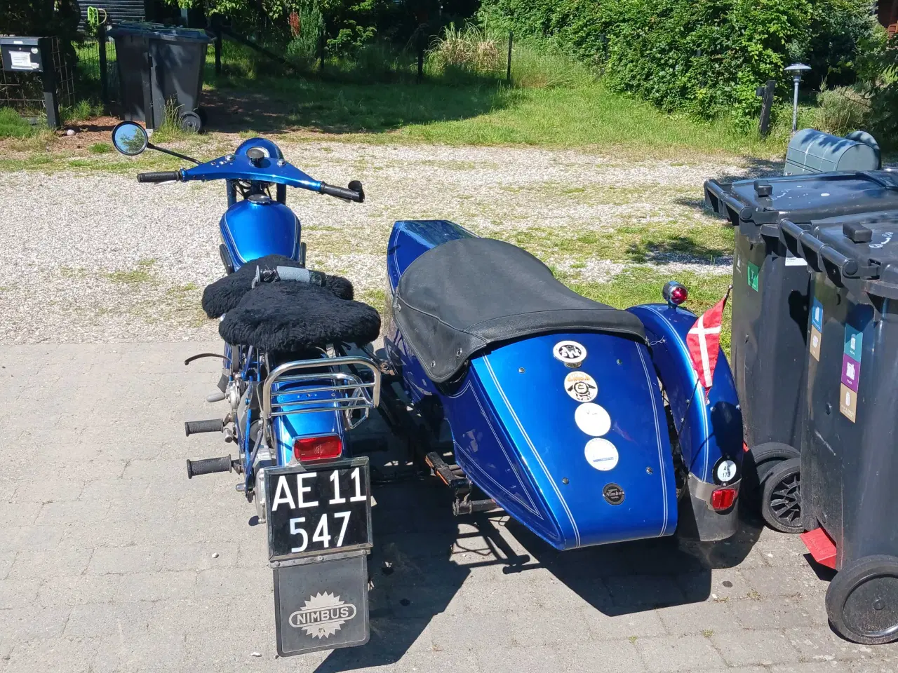 Billede 1 - Nimbus med sidevogn, ny pris