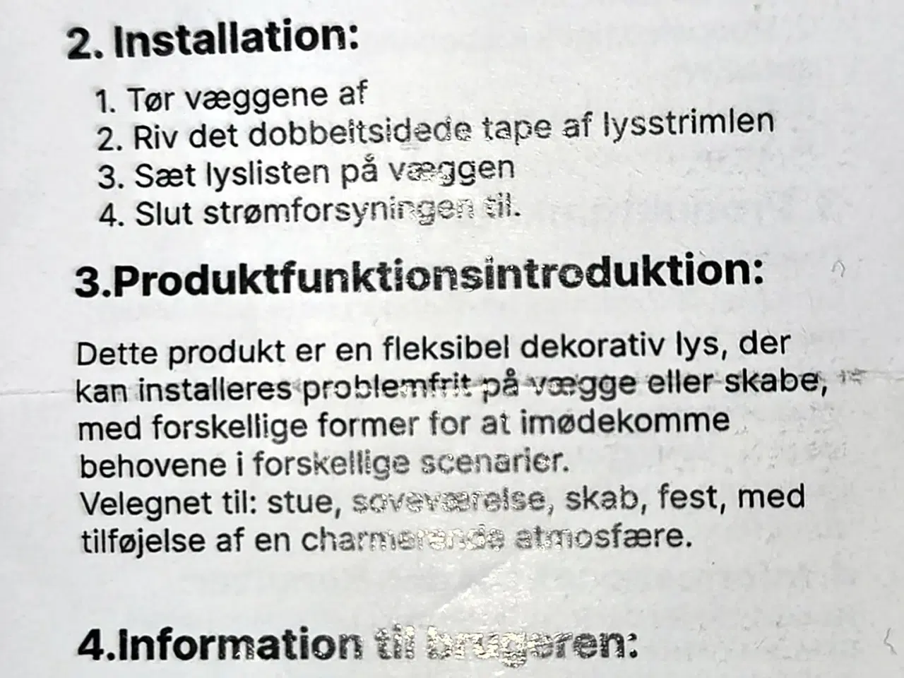 Billede 2 -  TV-baggrunds-LED-lysliste