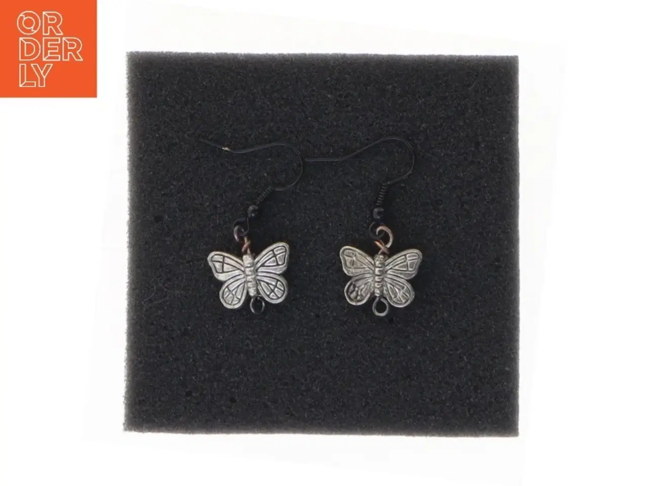 Billede 1 - Sommerfugleøreringe (str. 1,5 cm)