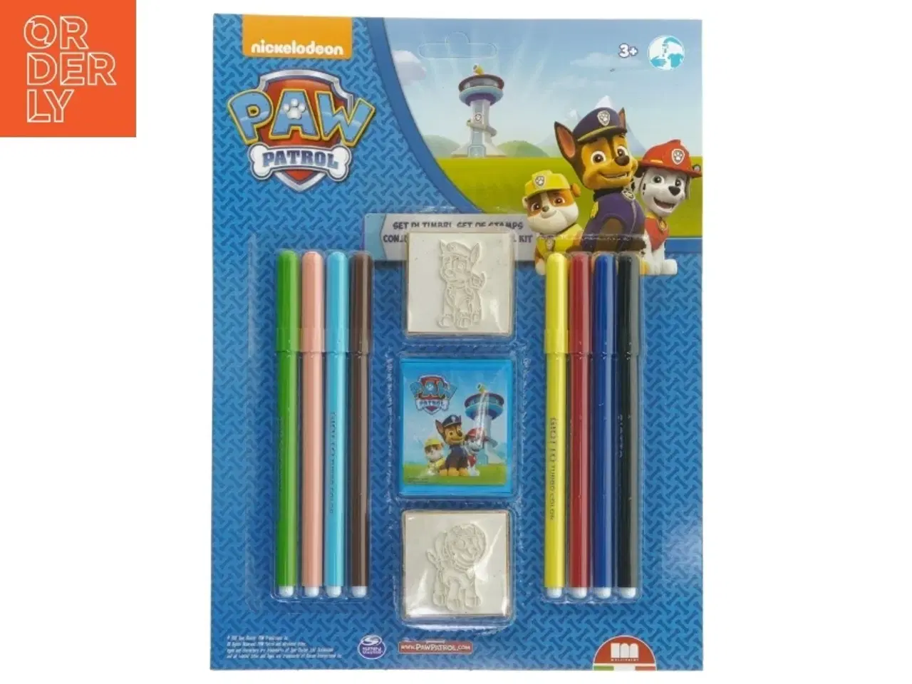 Billede 1 - Paw Patrol stempel- og tegnesæt fra Paw Patrol (str. 21x28 cm)
