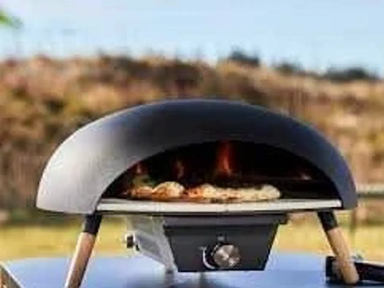 Billede 1 - Le Feu Turtle Pizzaovn 15" gas Inkl. Cover