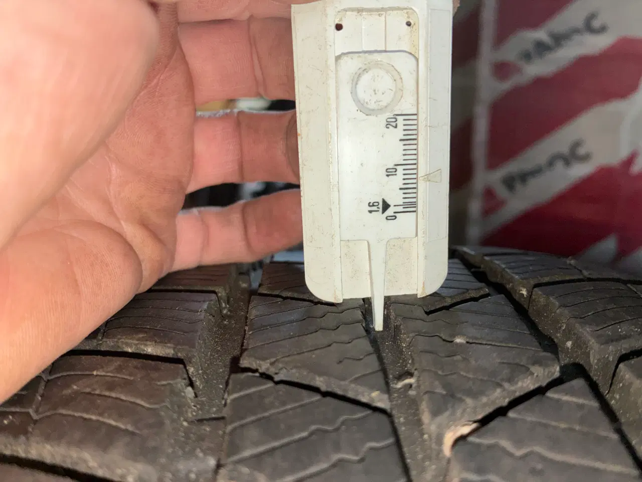 Billede 6 - Alufælge med vinterdæk