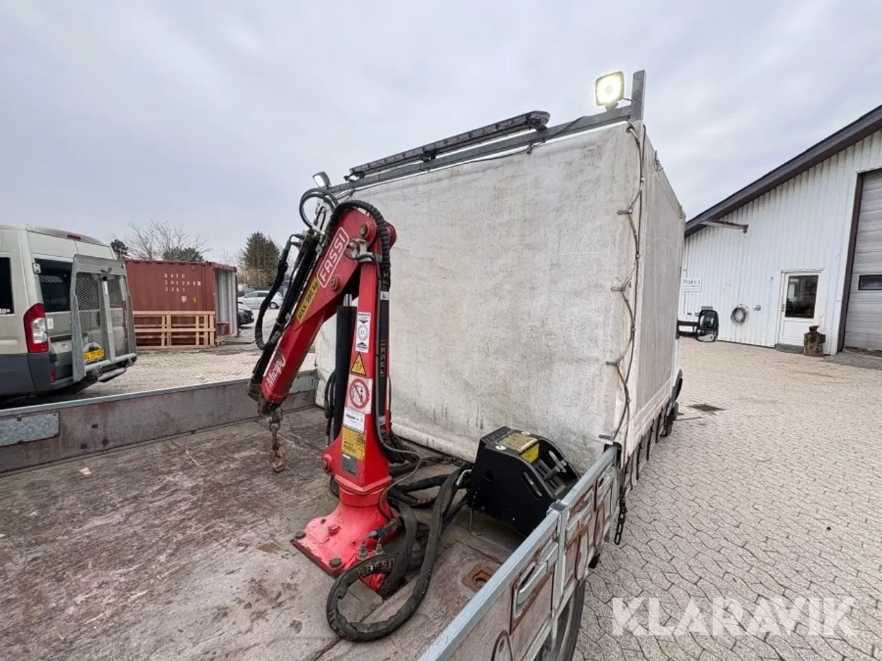 Billede 12 - Ladbil Iveco Daily 35C D med kran og mandskabskabine