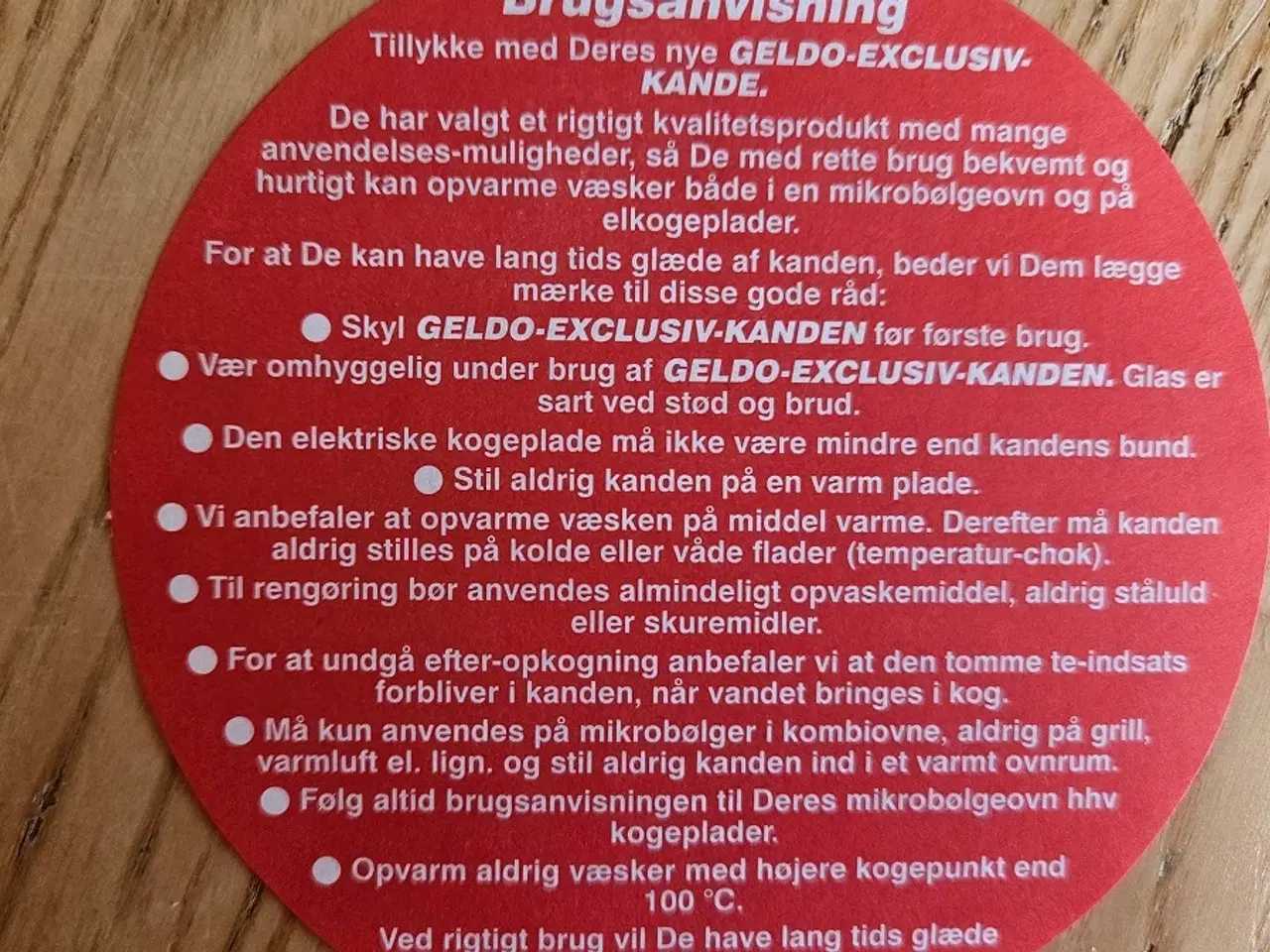 Billede 4 - Geldo glaskande med si