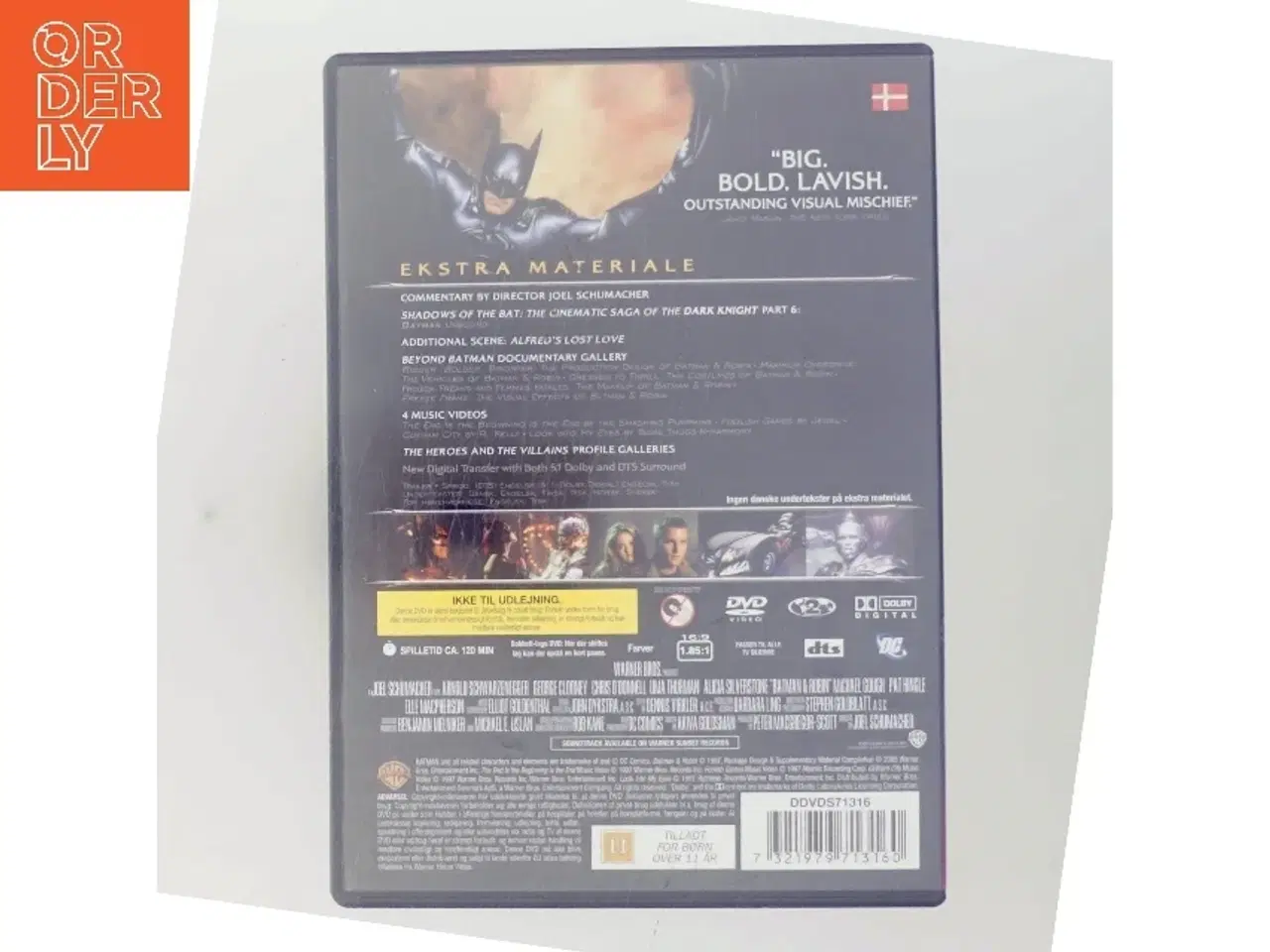 Billede 3 - Batman & Robin Special Edition med Arnold Schwarzenegger (DVD)