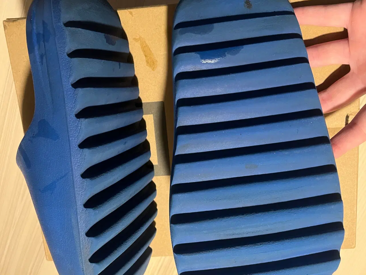 Billede 2 - Blå yeezy slide