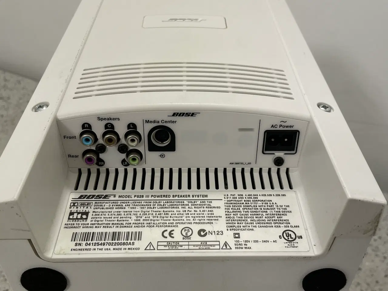 Billede 6 - Bose Lifestyle Surround 5.1 anlæg komplet