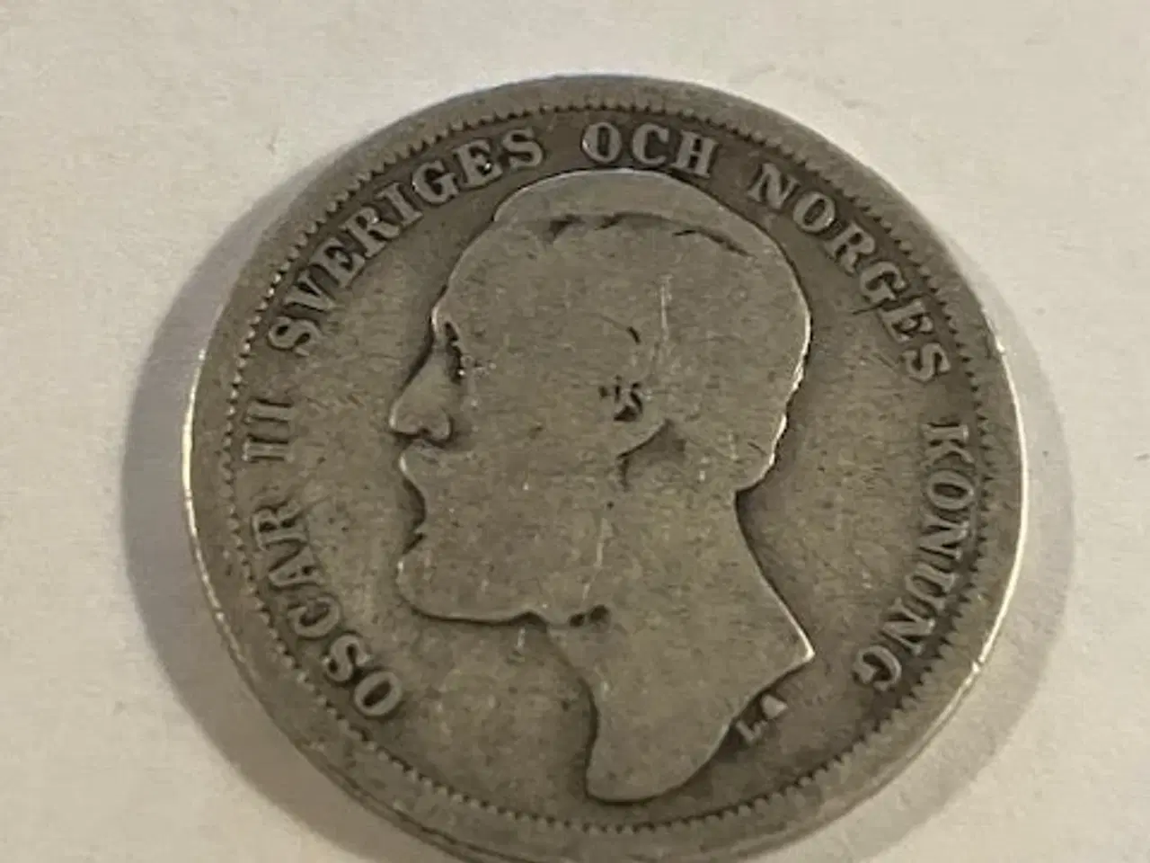 Billede 2 - 1 Krona 1887 Sverige