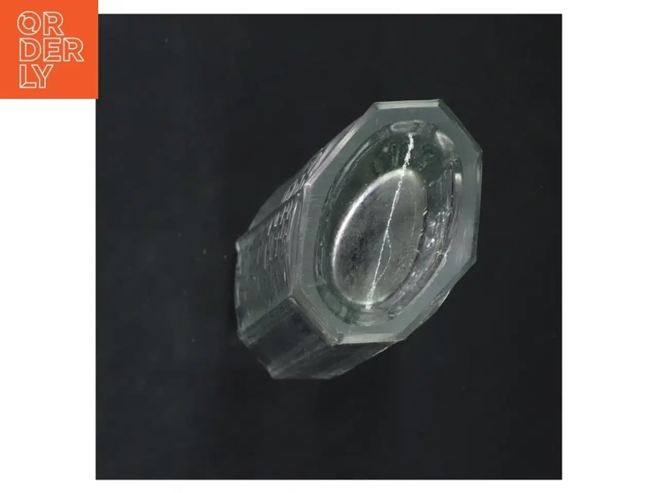 Billede 3 - Høj Bøhmisk håndstøbt vintage glasvase (str. 25x8 cm)