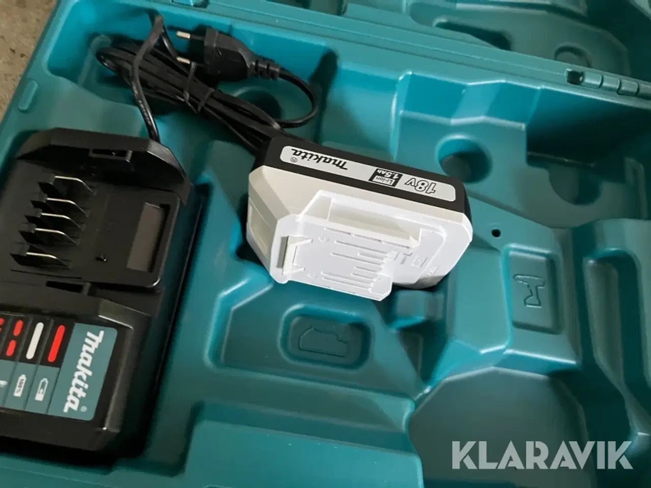 Billede 6 - Makita værktøjs kasse med batteri og oplader