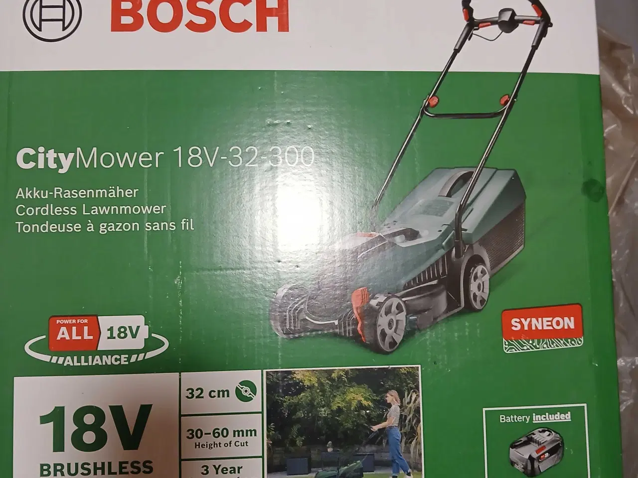 Billede 1 - Bosch plæneklipper 