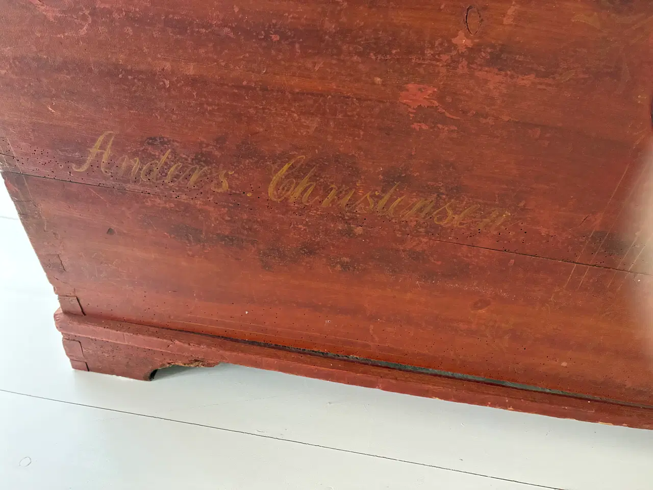 Billede 2 - Gammel trækiste i træ 500,- kroner