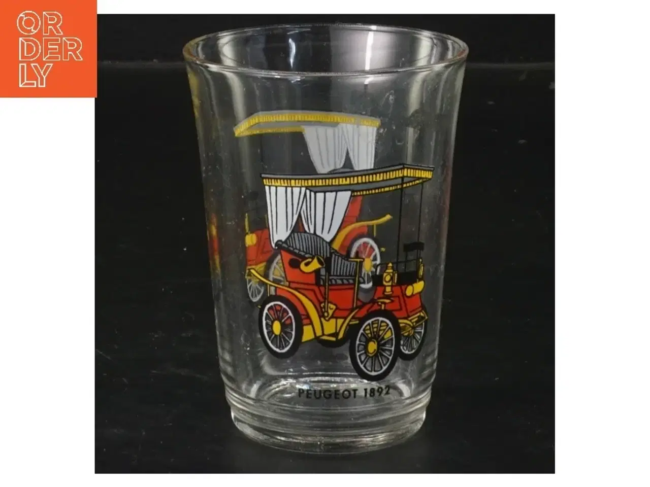 Billede 1 - Vintage Peugeot glas (str. 10x7 cm)