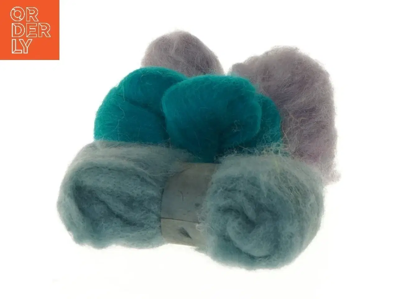 Billede 2 - Bunter med farvet uld (str. 13 cm)